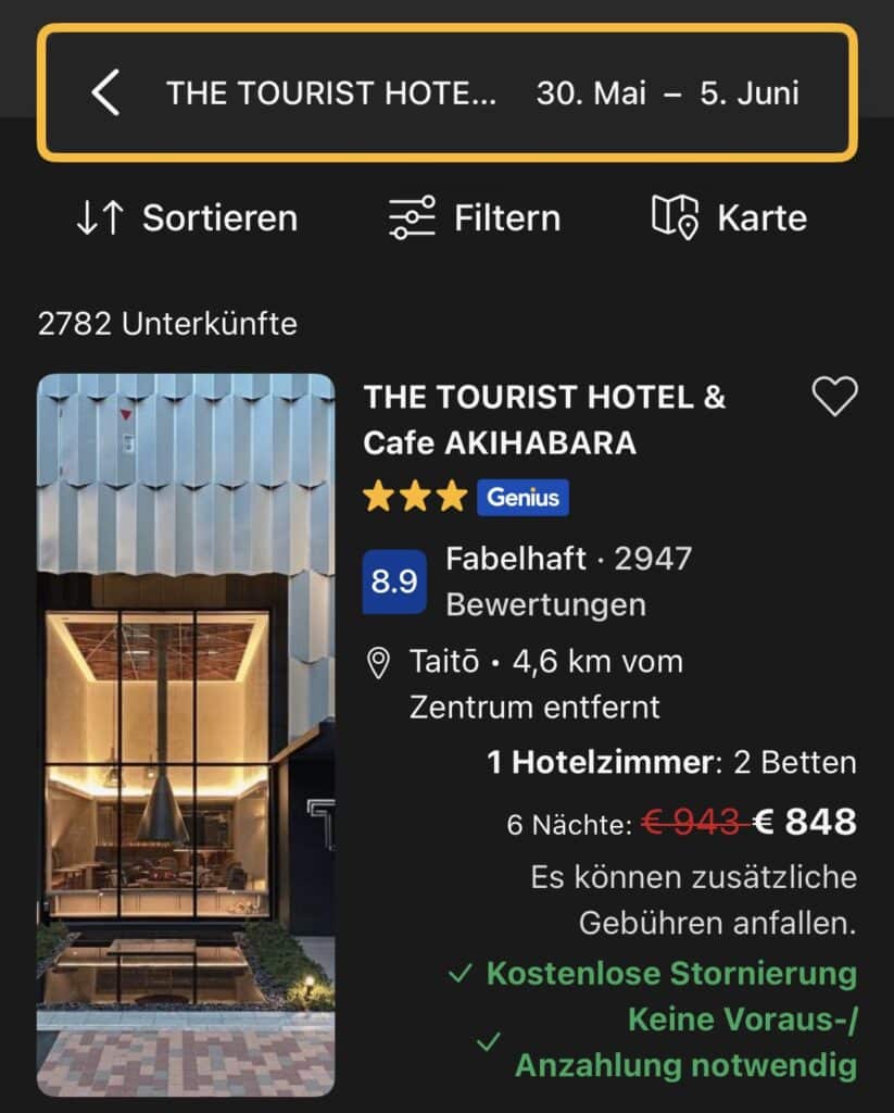 Hotel mit VPN buchen